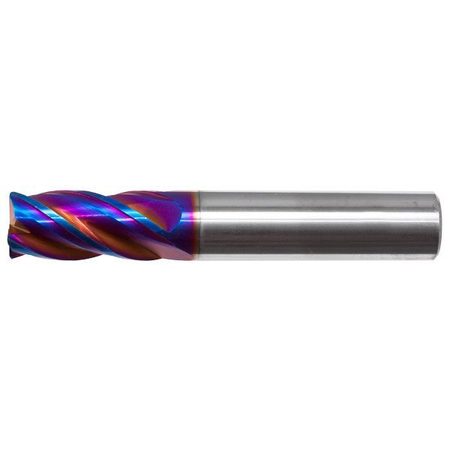 MASTERCUT TOOL 8x12x8x50 4FL 1.50 Corner Radius Multi-Helix Ultra V4 with Flat, PowerN 552-455W-5